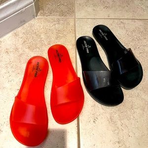 Jelly flats $25 for both
